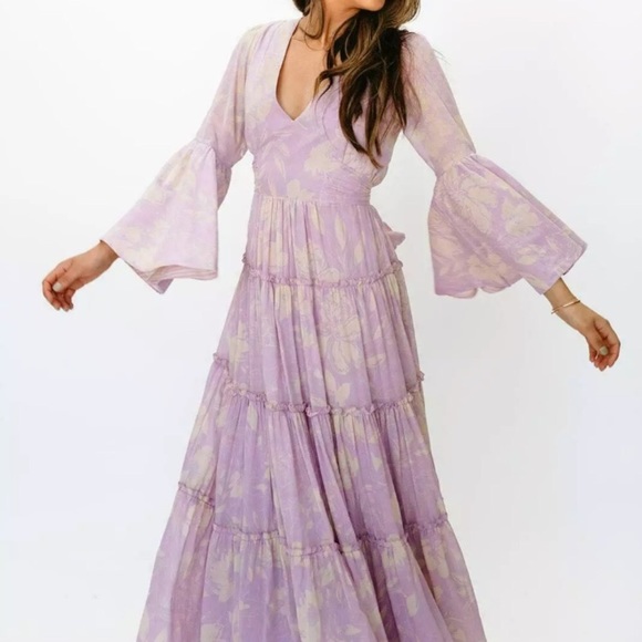 free people carmen tie back maxi dress